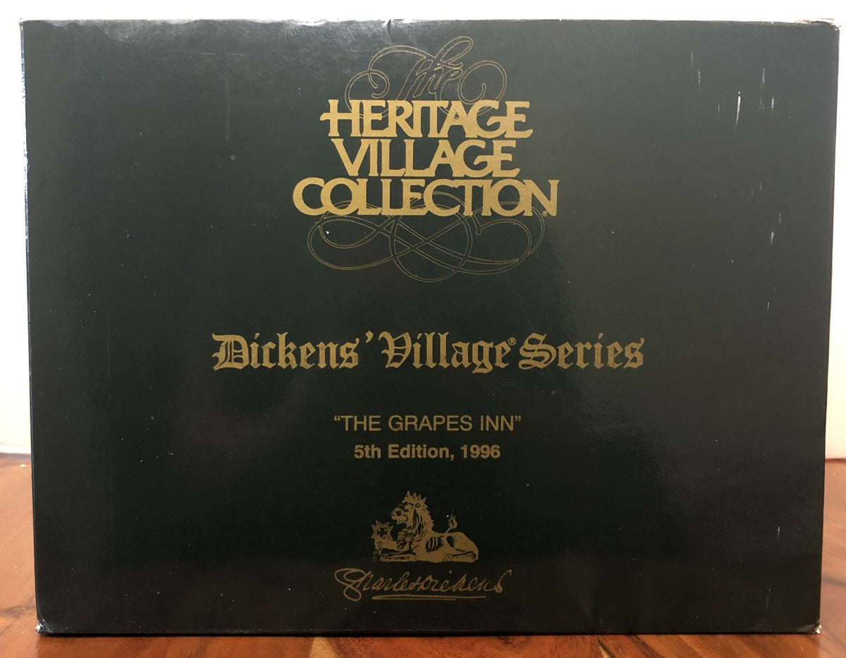 Department 56- Dickens' Village "The Grapes Inn" box