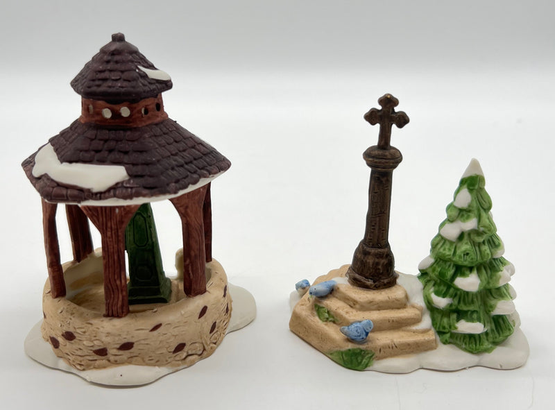 Dept 56- Dickens' Village "Village Well & Holy Cross"