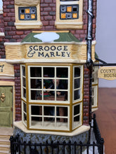 Load image into Gallery viewer, Dept 56- Dickens' Village "Scrooge and Marley's Counting House" detail