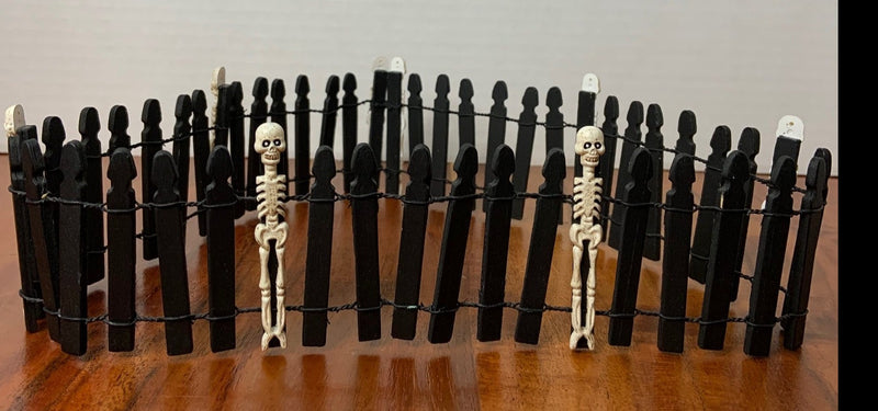 Dept 56- Halloween Village "Skeleton Fence"