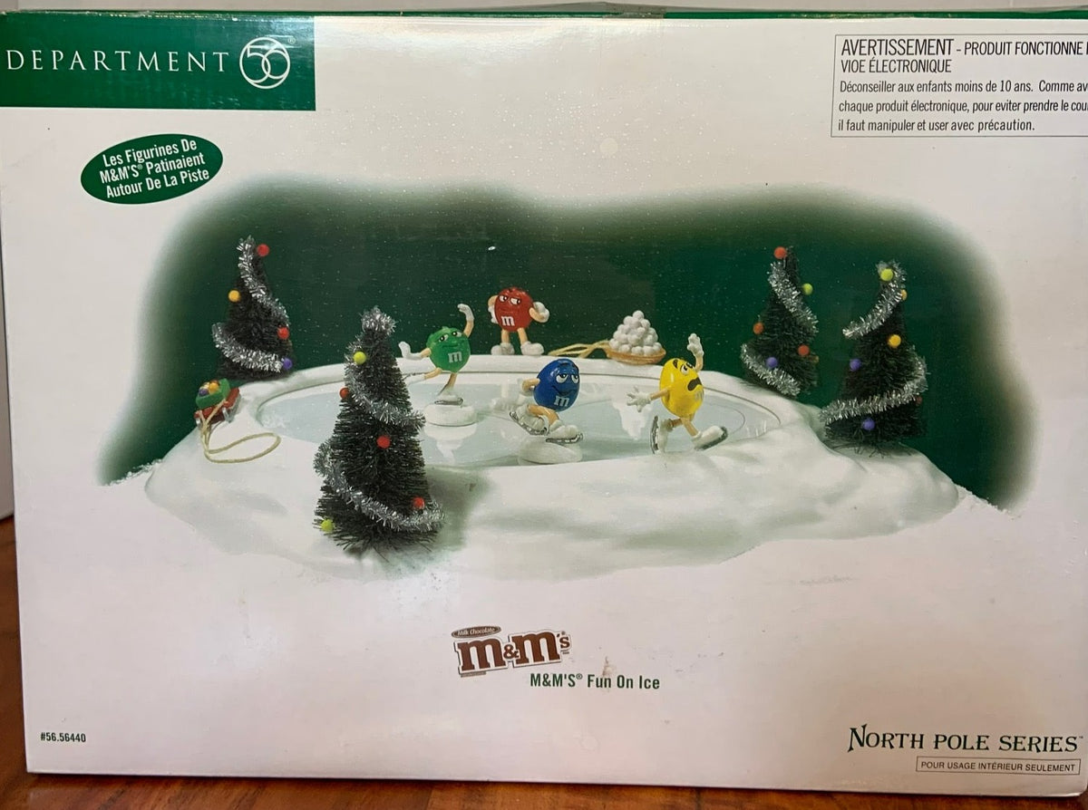 Dept 56- North Pole "M&M's Fun on Ice"