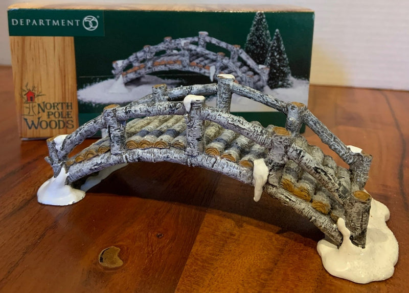 Dept 56- North Pole Woods "Birch Bridge"