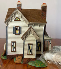 Load image into Gallery viewer, Dept 56- Literary Classics Series "The adventures of Tom Sawyer- Aunt Polly's House" back