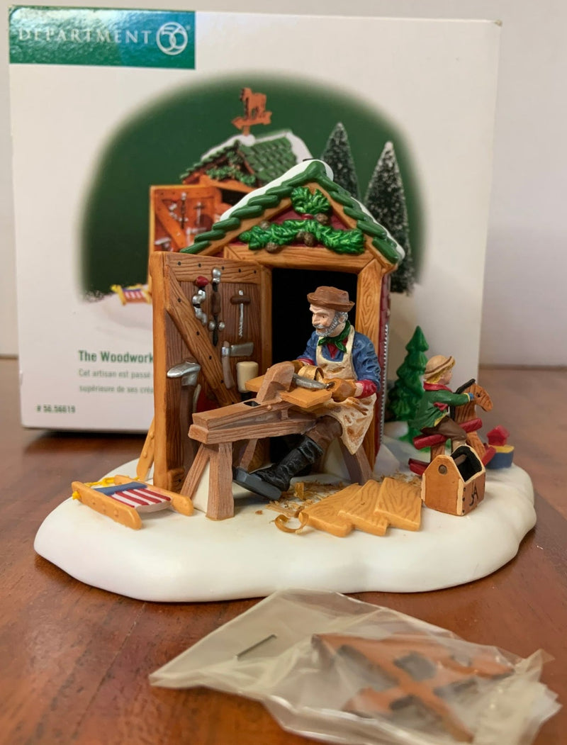 Dept 56- New England Village "The Woodworker"