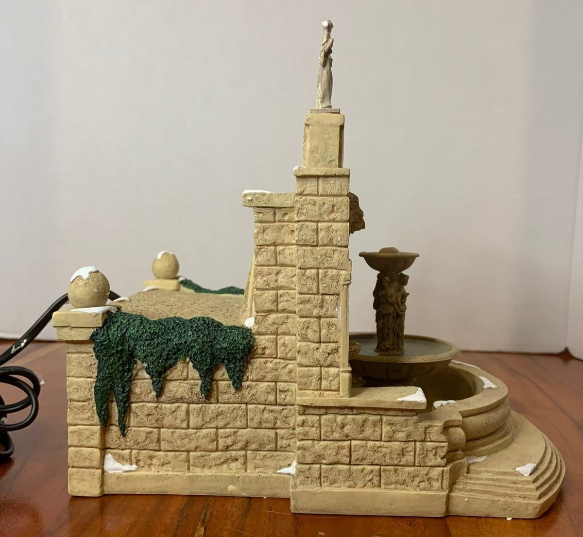 Dept 56- Village "Camden Park Fountain" side
