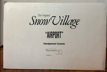 Load image into Gallery viewer, Dept 56- Snow Village "Airport"  box