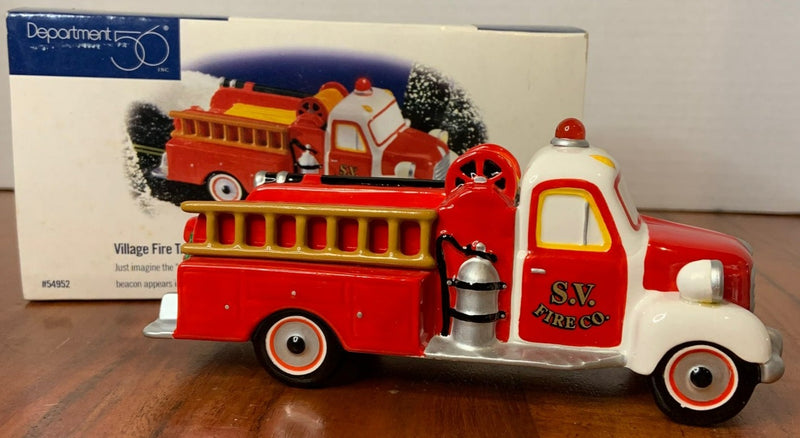 Dept 56- Snow Village "Village Fire Truck"