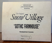 Load image into Gallery viewer, Dept 56. Snow Village "gothic farmhouse" Box