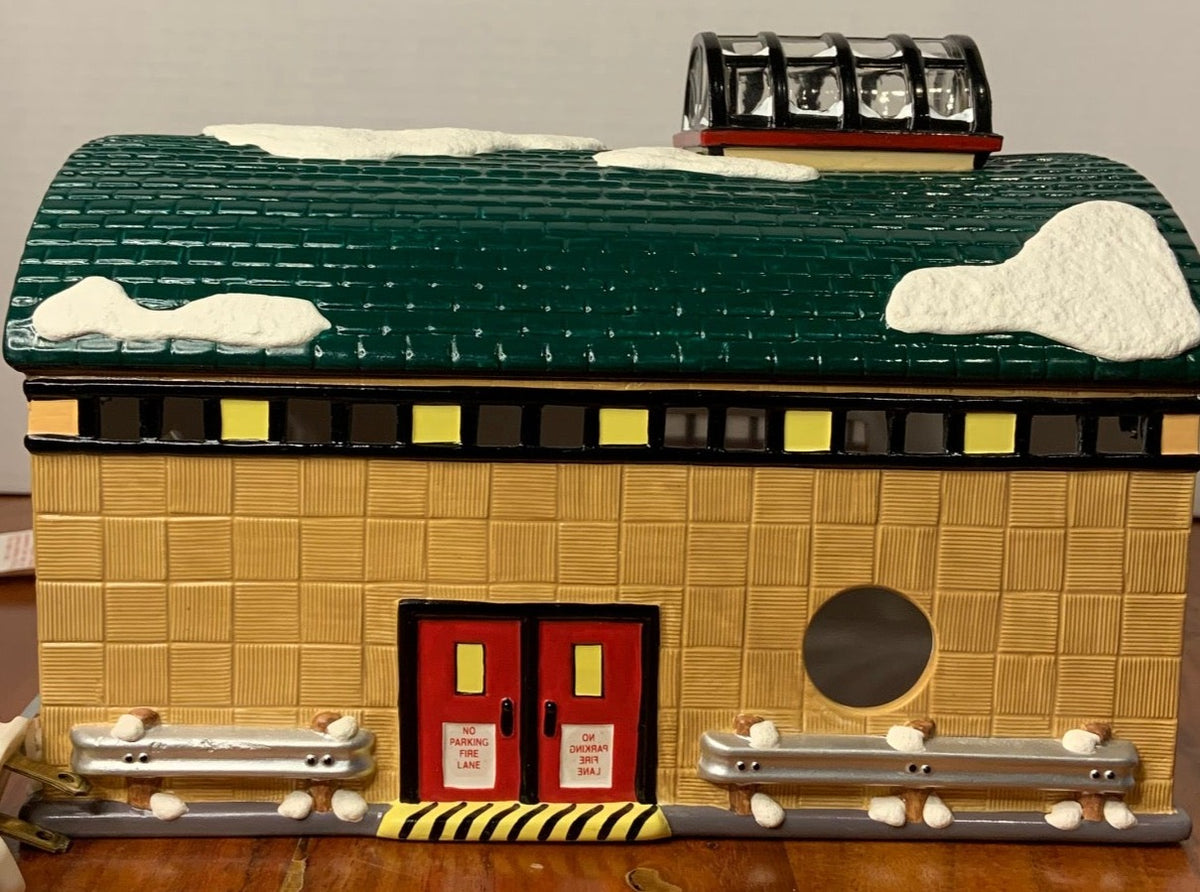 Dept 56- Snow Village "Rollerama" Back