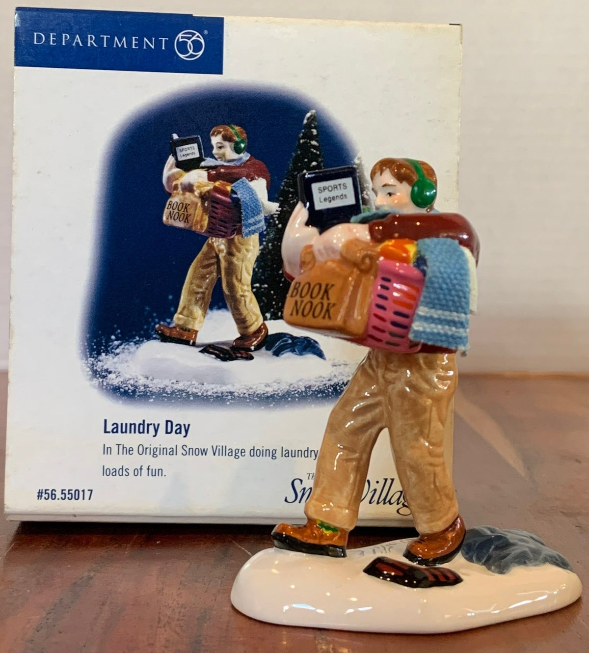 Dept 56- Snow Village "Laundry Day"