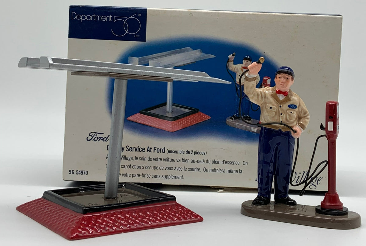 Dept 56- Snow Village "Quality Service at Ford"