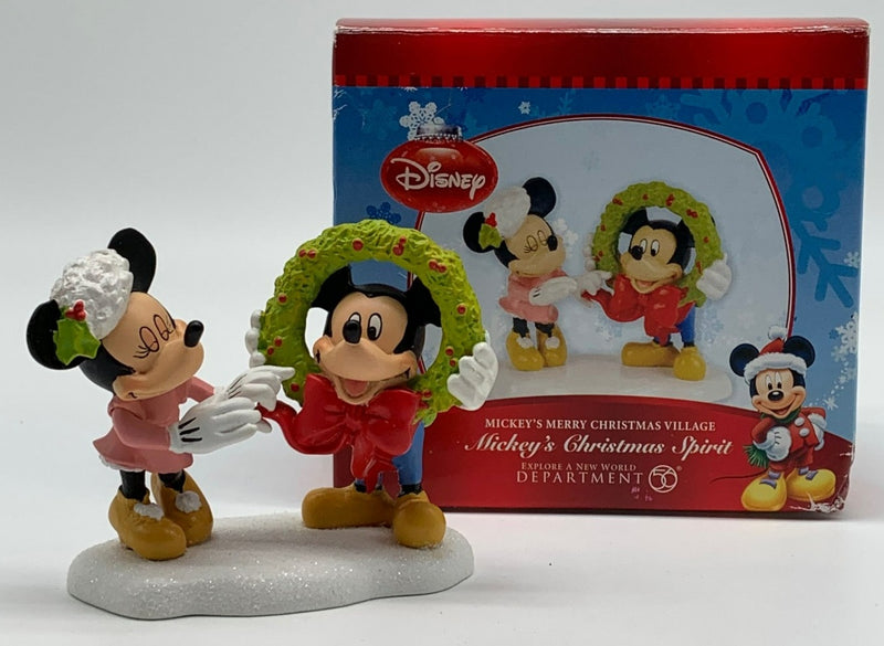 Dept 56- Mickey's Merry Christmas Village "Mickey's Christmas Spirit"