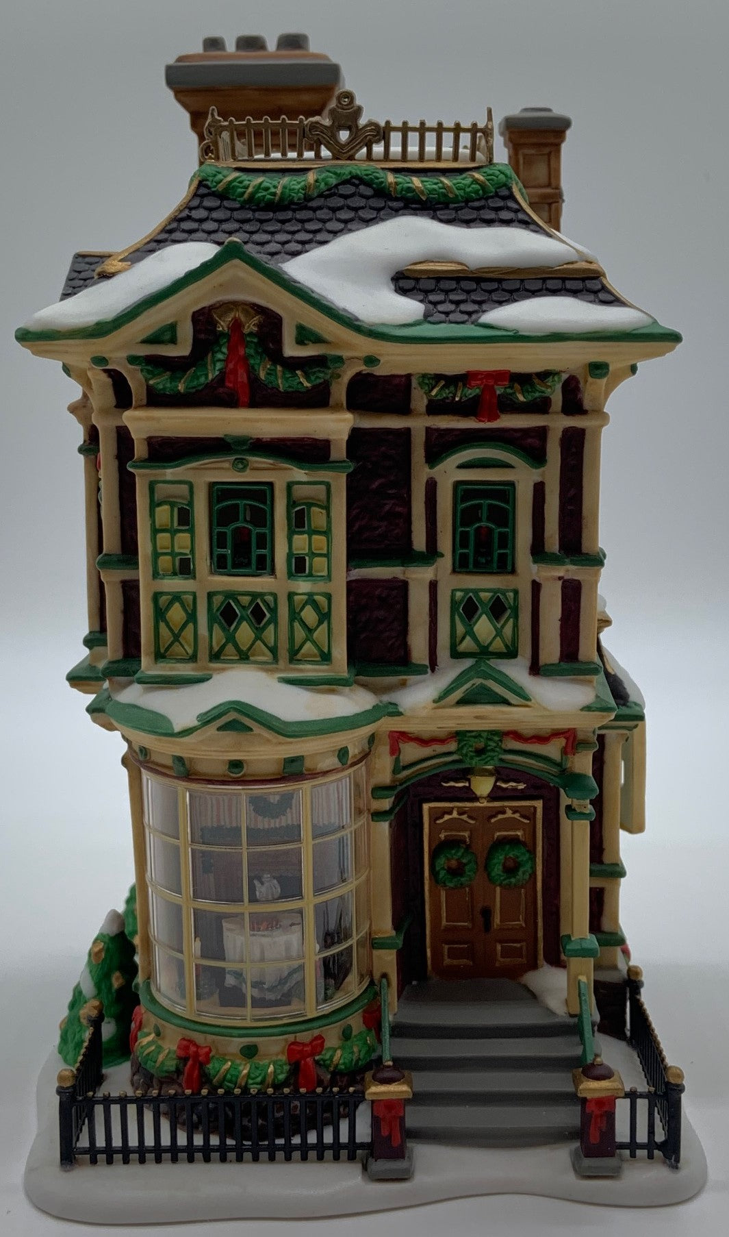 Retired Dept 56- Dickens' Village "Victorian Family Christmas House"