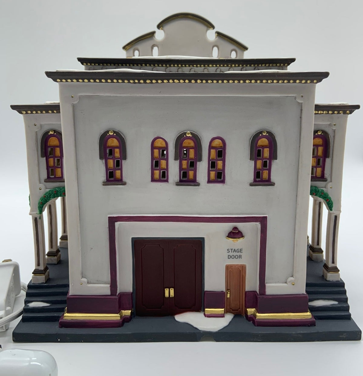 Dept 56- Christmas in the City "Majestic Theater" back