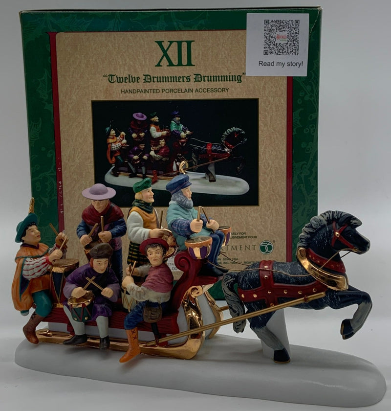 Dept 56- Dickens' Village "Twelve Drummers Drumming"