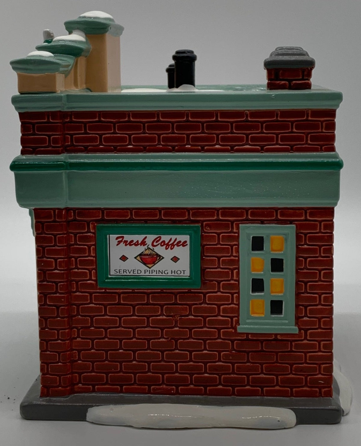 Retired Dept 56- Snow Village "Red Cup Cafe'"
