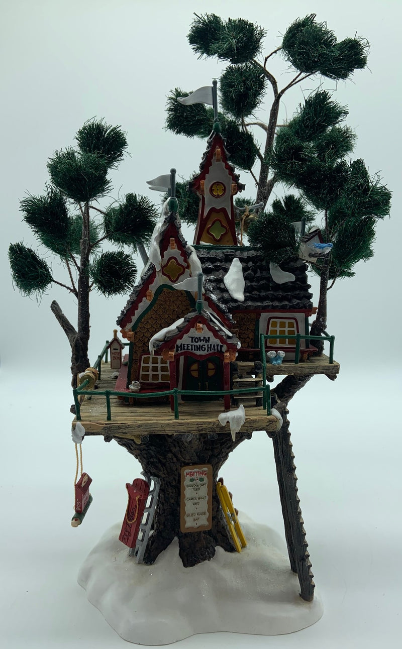 Dept 56- North Pole Woods "Town Meeting Hall"