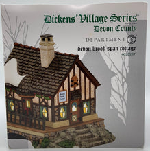Load image into Gallery viewer, Retired Department 56- Dickens' Village "Devon Brook Span Cottage"