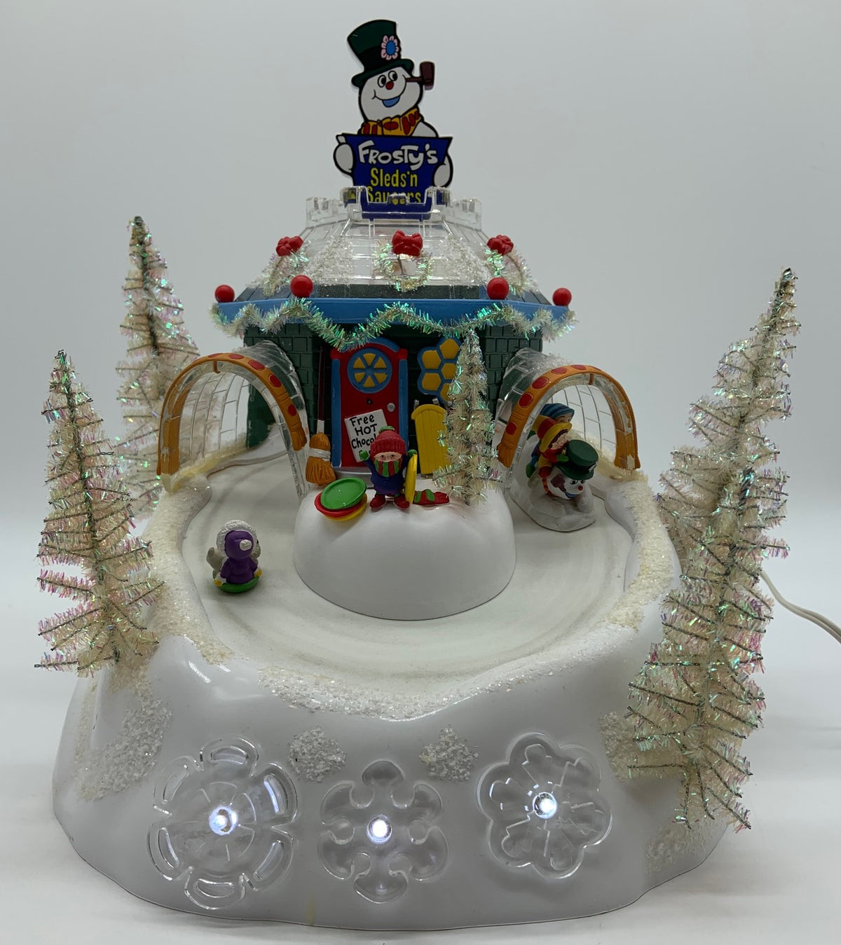 Dept 56- North Pole "Frosty's Sleds N' Saucers"
