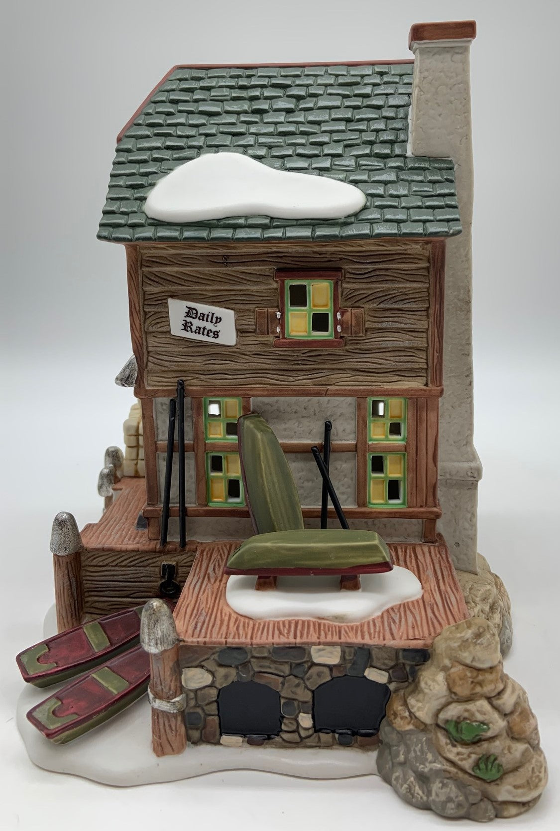 Dept 56- Dickens' Village "Regent's Park Punt Rental"