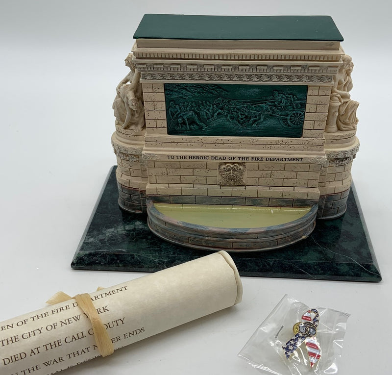 Dept 56- American Pride Collection "Fireman's Memorial Monument"