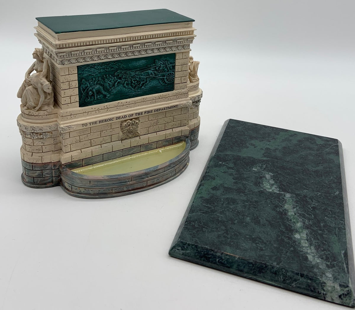 Department 56- American Pride Collection "Fireman's Memorial Monument"