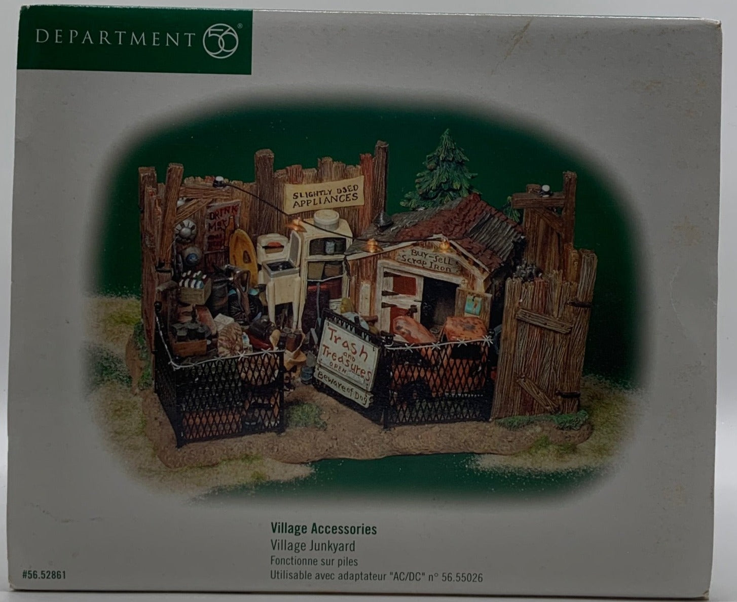 DEPT 56 GENERAL VILLAGE Accessories VILLAGE BACKYARD DOG HOUSE NIB