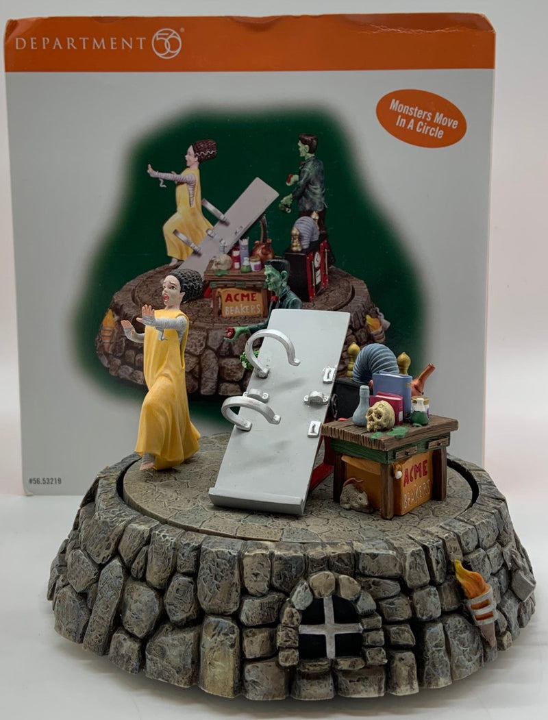 Dept 56- SV Halloween "Runaway Monster & Bride"