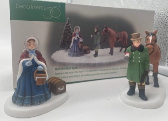 Dept 56- Dickens' Village "Until We Meet Again"