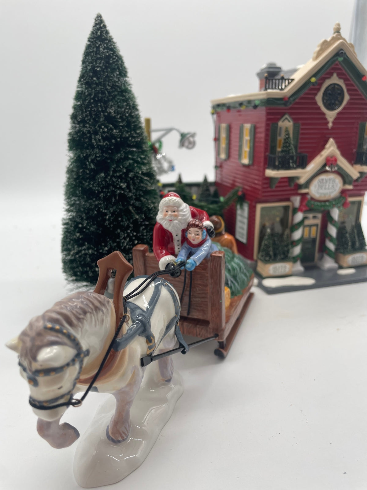 Department 56- Snow Village "Silver Bells Christmas Shop"