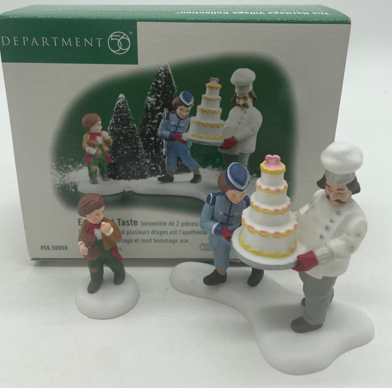 Dept 56- Christmas in the City "Excellent Taste"