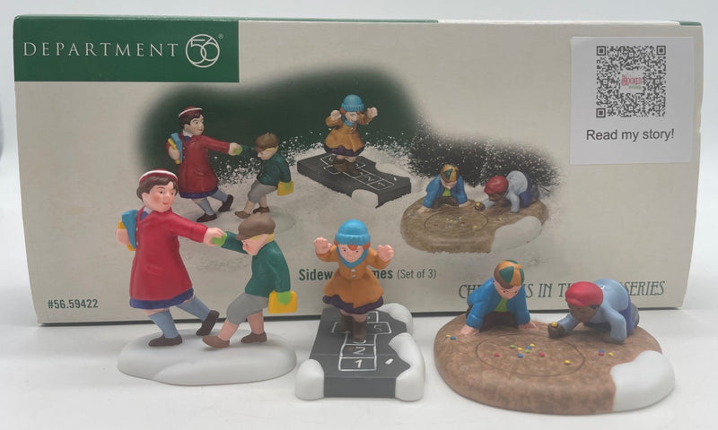 Dept 56- Christmas in the City "Sidewalk Games"