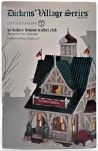 Load image into Gallery viewer, Retired Department 56- Dickens' Village "Berkshire Downs Cricket Club"