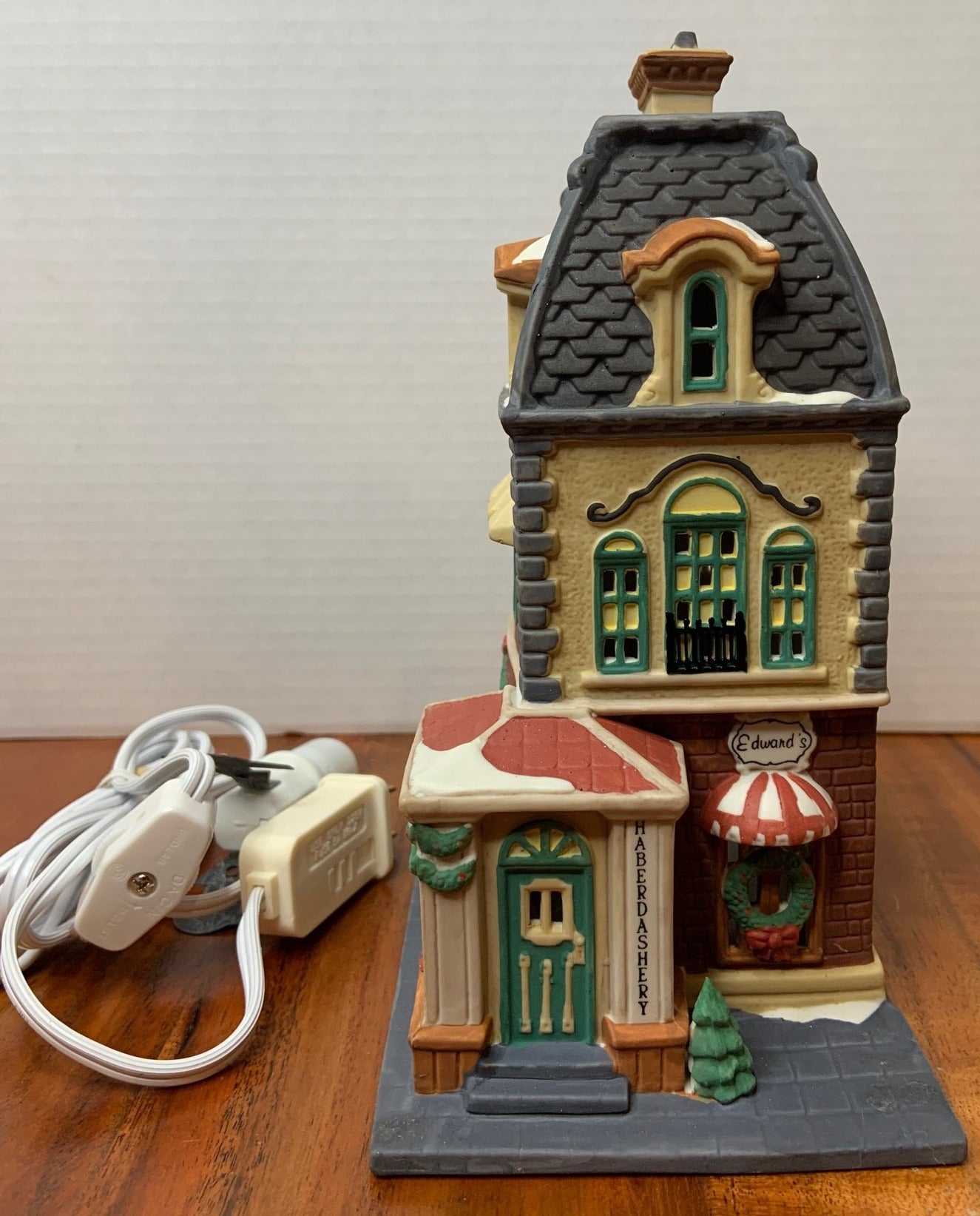 Dept 56- Christmas in the City Haberdashery l Retired Department 56 CIC  Haberdashery – Hooked on Villages