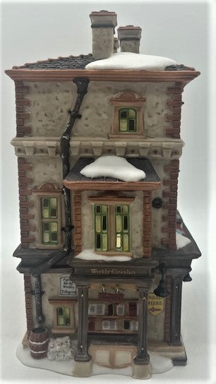 Department 56- Dickens' Village "H. Smythe, Publisher"