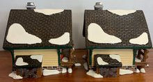 Load image into Gallery viewer, Dept 56 Snow Village Fisherman's Nook Cabins side