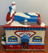 Load image into Gallery viewer, Department 56 Snow Village Bowling Alley side
