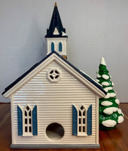 Load image into Gallery viewer, Department 56 Snow Village Wedding Chapel back