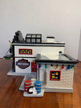Load image into Gallery viewer, Dept 56- Snow Village "Harley-Davidson Motorcycle Shop" see note