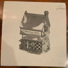 Load image into Gallery viewer, Retired Dept 56 Dickens' Village T. Wells Fruit and Spice Shop