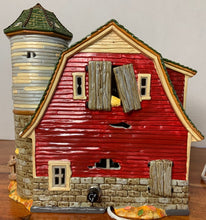 Load image into Gallery viewer, Department 56 Halloween Haunted Barn back