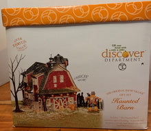Load image into Gallery viewer, Retired Dept 56 Snow Village Halloween Haunted Barn Gift Set