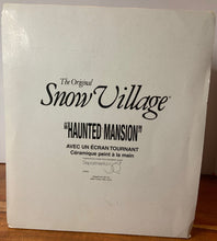 Load image into Gallery viewer, Retired Dept 56 Snow Village Halloween Haunted Mansion