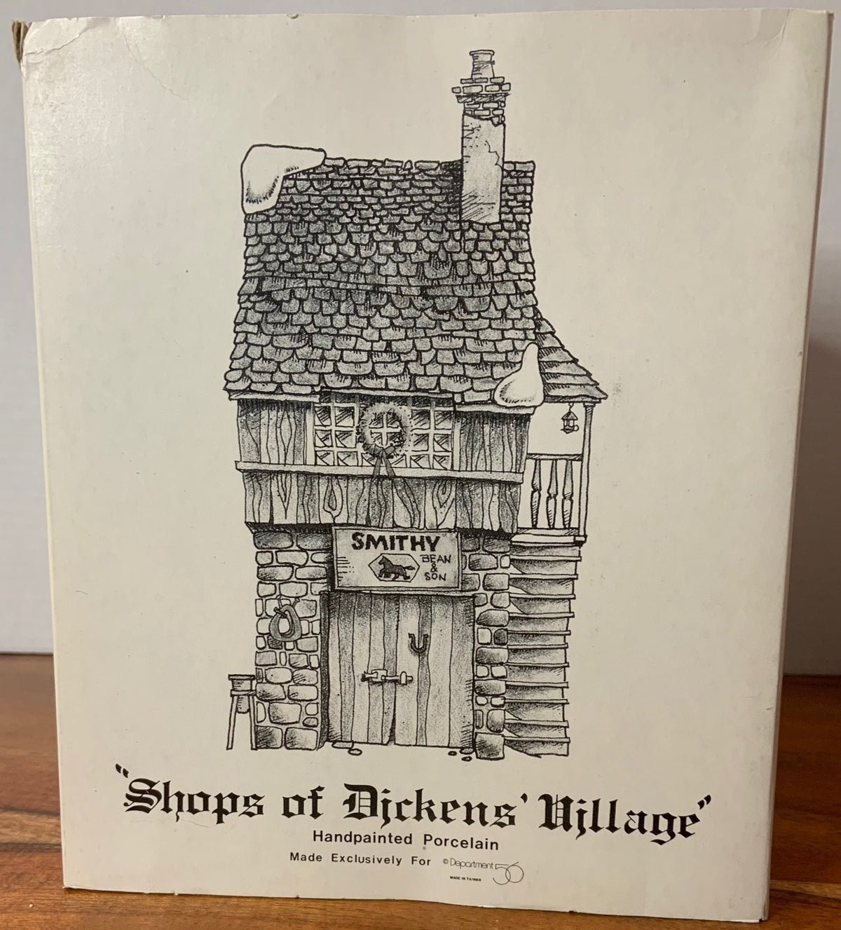 Retired Department 56 Bean & Son Smithy Shop