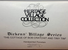 Load image into Gallery viewer, Retired Department 56 Dickens' Village Cottage of Bob Cratchit and Tiny Tim