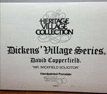 Load image into Gallery viewer, Retired Department 56 Dickens' Village David Copperfield Mr. Wickfield Solicitor