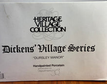 Load image into Gallery viewer, Retired Department 56- Dickens' Village "Dursley Manor"