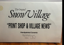 Load image into Gallery viewer, Dept 56- Snow Village "Print Shop & Village News" box