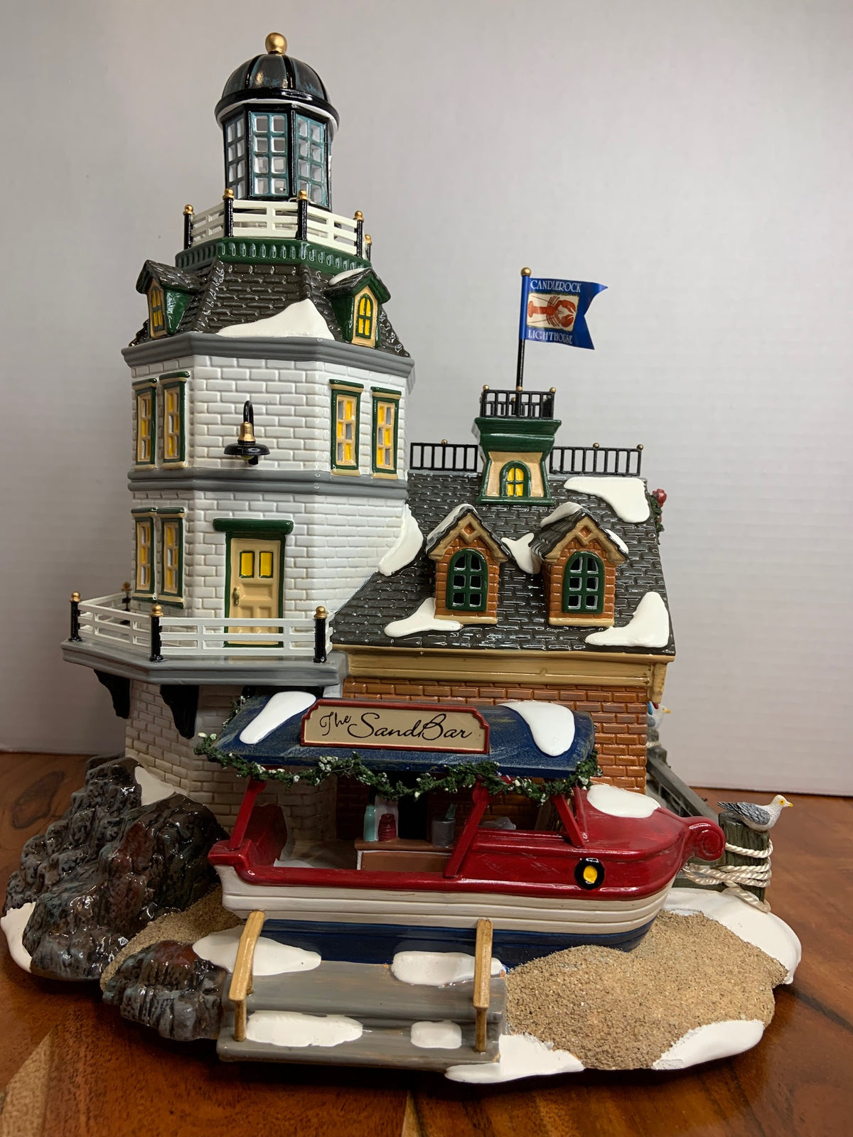 Department 56- Snow Village "Candlerock Lighthouse Restaurant"