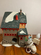 Load image into Gallery viewer, Dept 56 North Pole Village "Elves' Trade School" back